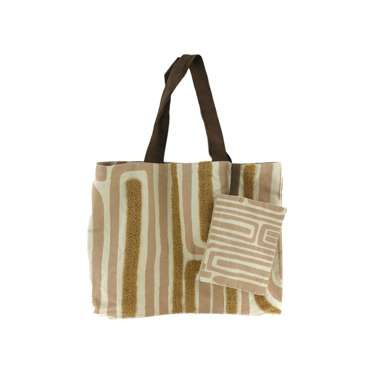 Tas met etui Summer stripe