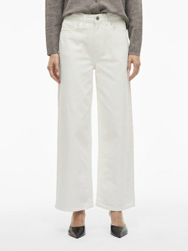 Vila wide leg jeans vifreya white