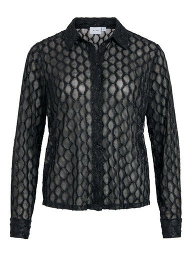 Vila blouse vizalma black