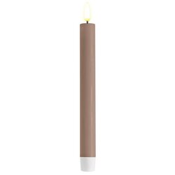 Set 2 led Real flame dinner candle rose 2.2*24 cm