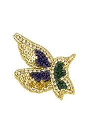 Zusss broche kolibri mossgreen