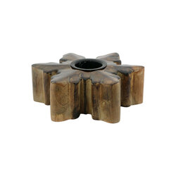 Kandelaar Snowflake L voor XL kaarsen