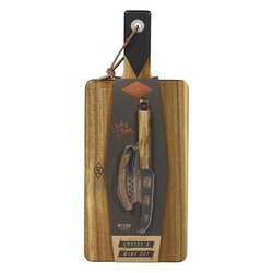 Gentlemen's Hardware - kaasplank met kaasmes en opener