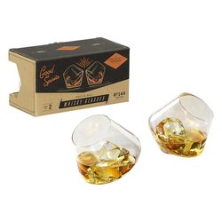 Gentlemen's Hardware - rocking whiskey glazen set/2