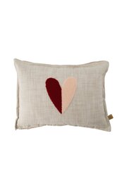 Zusss kussen hartje 35x25 cm