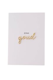 Zusss wenskaart magneet jij bent goud