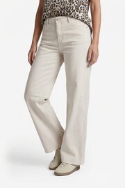 G-Maxx Neona wide leg jeans sand