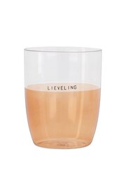 Zusss drinkglas lieveling - light pink