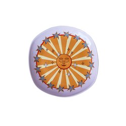Serveerbord lila zon met sterren