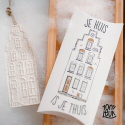 100% Leuk cadeauzeep - je huis is je thuis