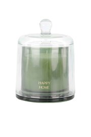 Zusss geurkaars glas met stolp happy home