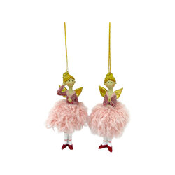 Hanger engel Mia roze