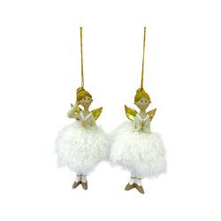 Hanger engel Mia wit/beige