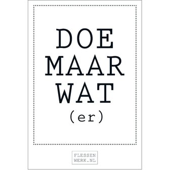 Doe maar wat(er) - Fles bronwater