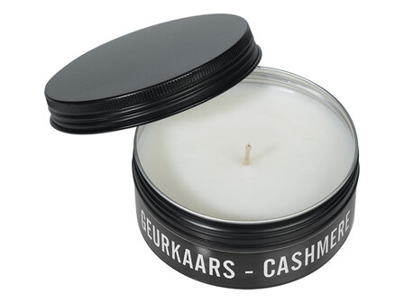 Geurkaars in blikje Cashmere