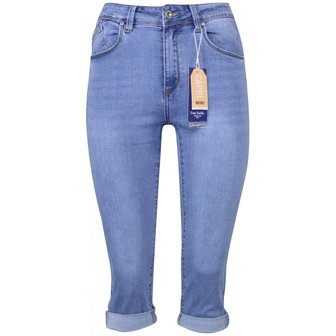 Norfy capri jeans 7427 blauw