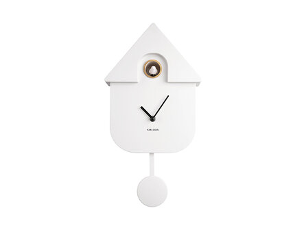Wandklok Cuckoo wit
