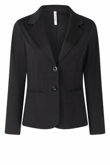 Zoso blazer Jacky travelstof zwart