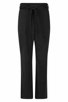 Zoso flaired broek Kelly travelstof zwart