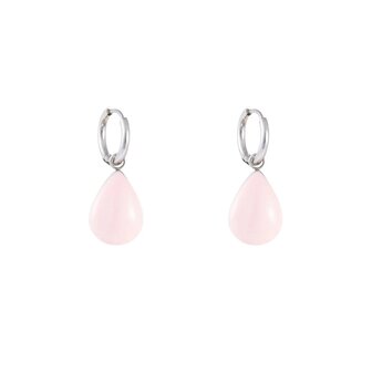 Go Dutch oorbellen full drop pink E3316-3