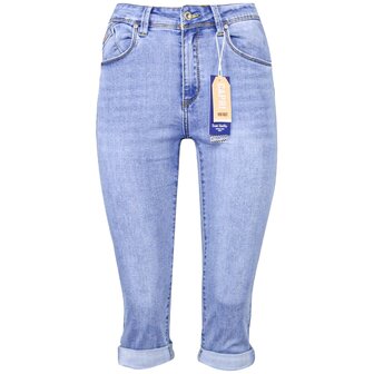 Norfy capri jeans 7595-1 blauw