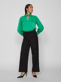 Vila top halterneck bright green