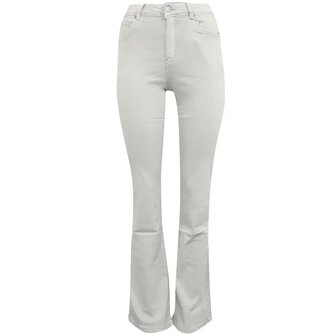Norfy flaired broek push up beige