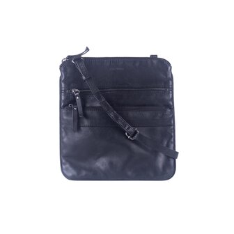 Bag2Bag leren tas Zarko black