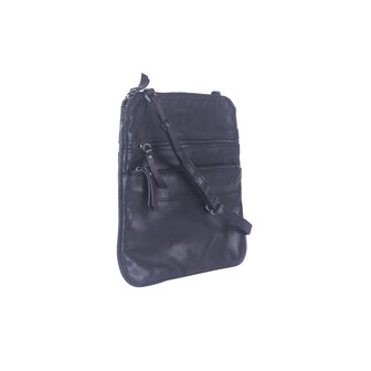 Bag2Bag leren tas Zarko black