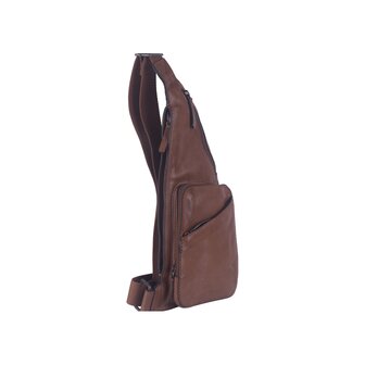 Bag2Bag Leren cross body bag Cayo cognac