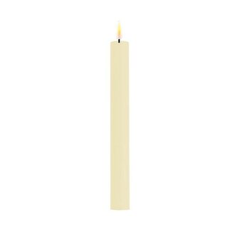 Set 2 led Real flame dinner candle cream 2.2*24 cm