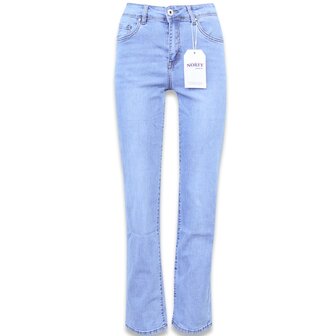 Norfy straight jeans light blue 8187