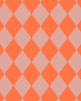 Shopper cottonbag litchi - blood orange