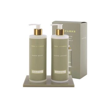 Ted Sparks hand giftset tonka &amp; pepper