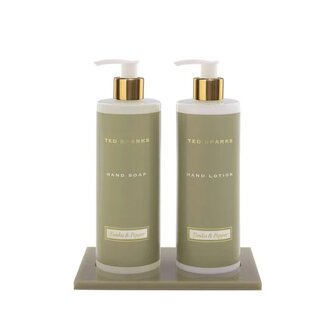 Ted Sparks hand giftset tonka &amp; pepper