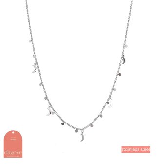 Day &amp; Eve by Go Dutch Ketting stainless steel N4750-1
