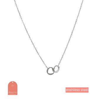 Day &amp; Eve by Go Dutch Ketting stainless steel N4755-1
