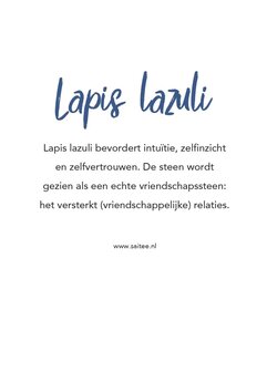 armband edelsteen Lapis lazuli