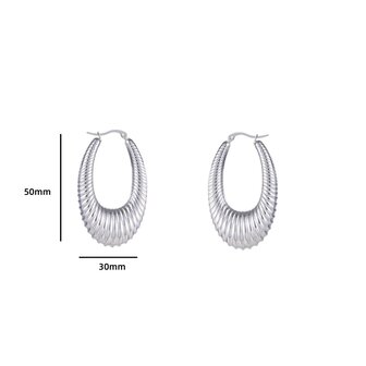 Day &amp; Eve by Go Dutch big oval creole E3742-1