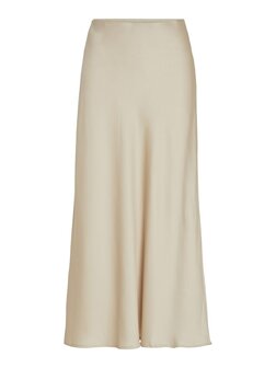 Vila Viellette high waist middellange rok 