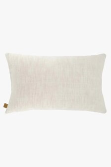 Zusss kussen ginko blad 60x35 peper/zout en camel