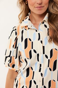 G-Maxx travelblouse Violet sand-mango