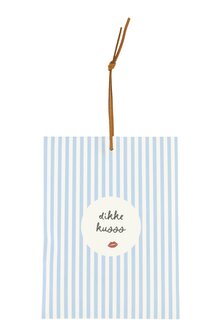 Zusss geurzakje dikke kus streep blauw wit
