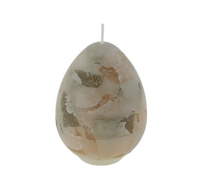 Kaars marble egg L