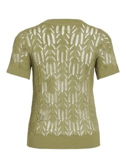 Vila top vicotti sage green