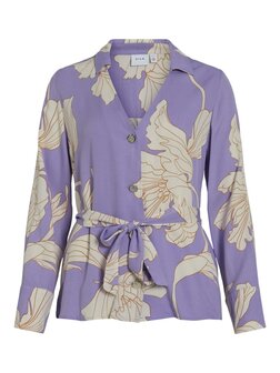 Vila blouse top Viflorenza violet