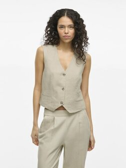 Vila gilet Vijolanda feather gray