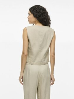 Vila gilet Vijolanda feather gray