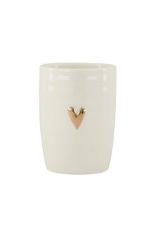 Zusss koffiemok hartje goud