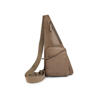 Bag2Bag Leren cross body bag Cayo leaf